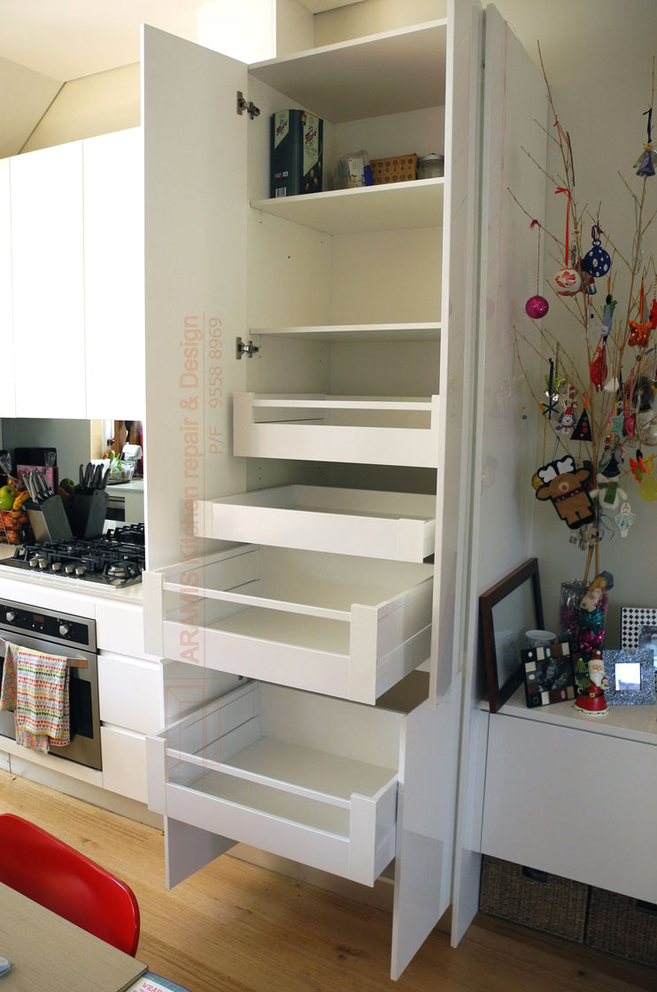 Pull Out Shelves & Pantry Drawers Sydney Wide